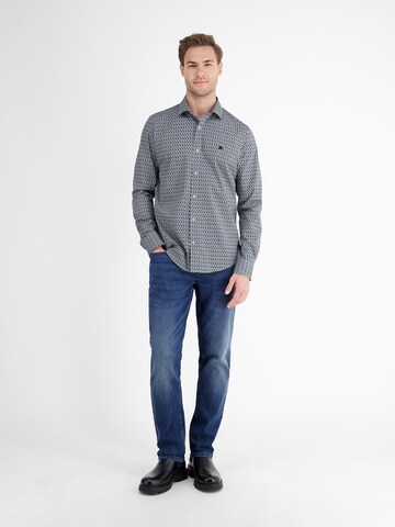 LERROS Regular fit Button Up Shirt in Blue