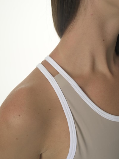 DRILLS Apparel Sports top 'RACQUET' in XS in Beige, Item view