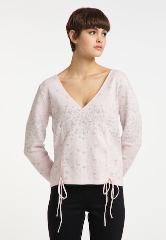 Pull-over myMo at night en rose : devant