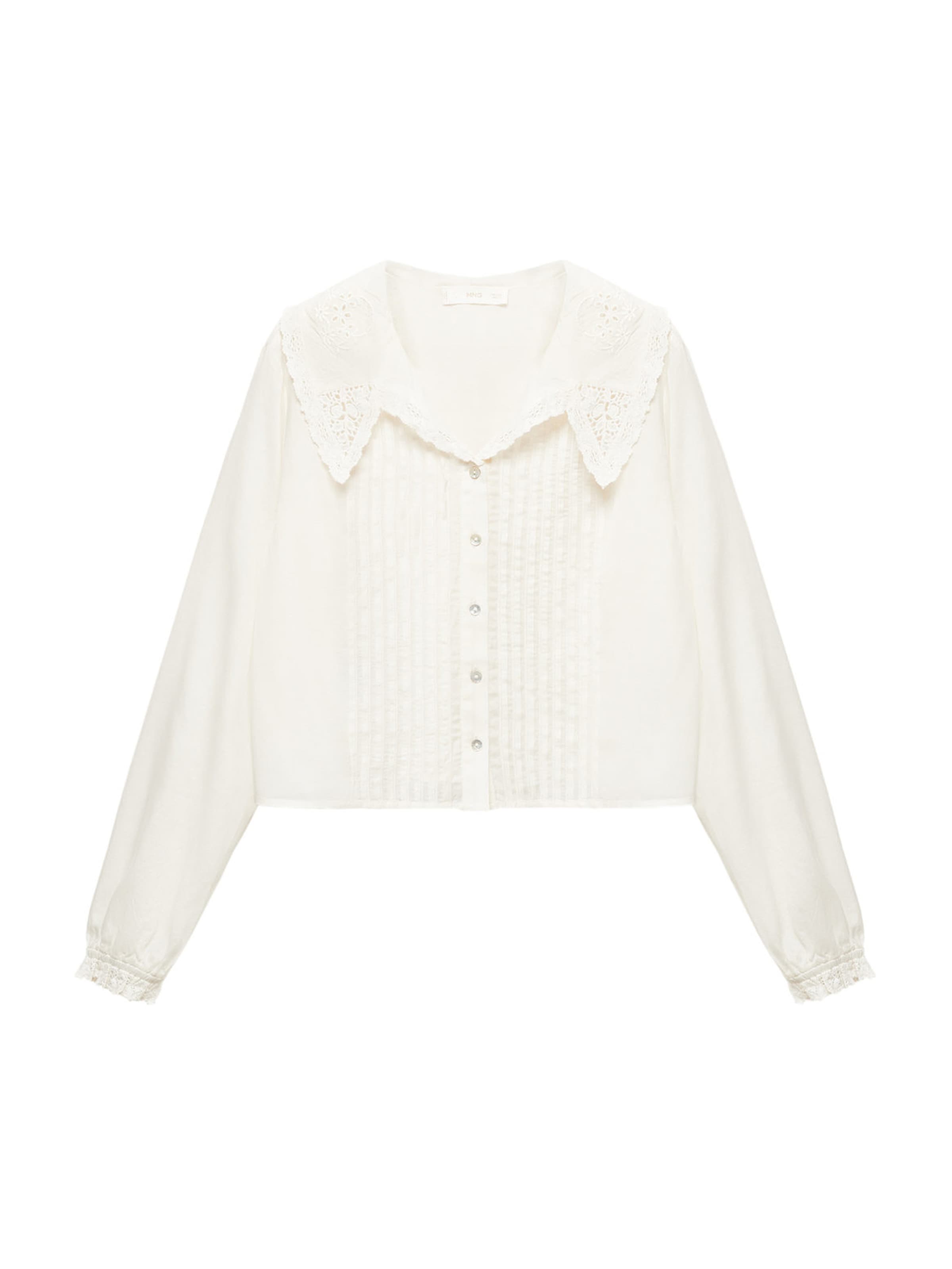 MANGO Blúz 'Beatrice' - fehér: elől