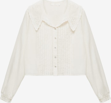MANGO Blouse 'Beatrice' in Wit: voorkant