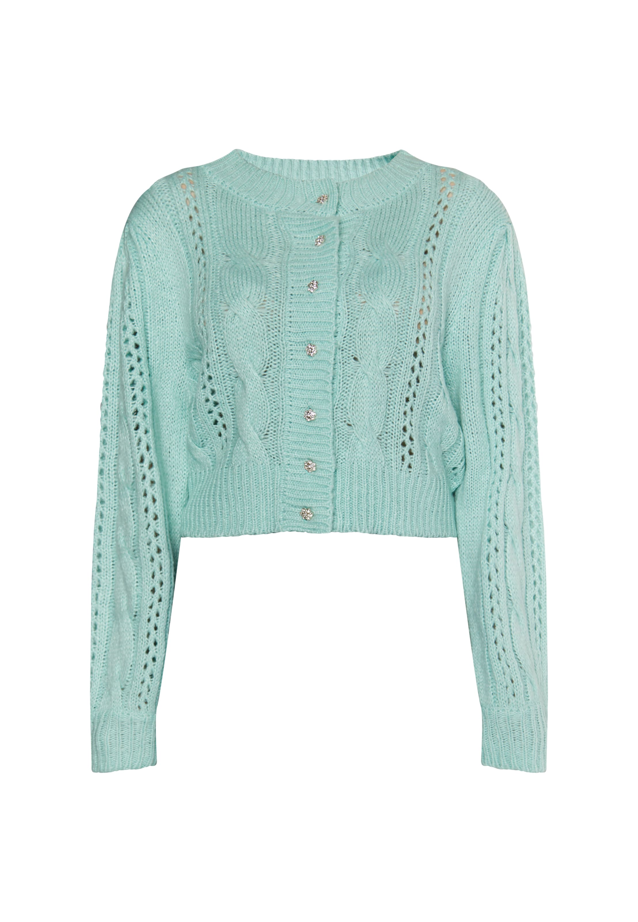 zils MYMO Adīta jaka 'Keepsudry': no priekšpuses