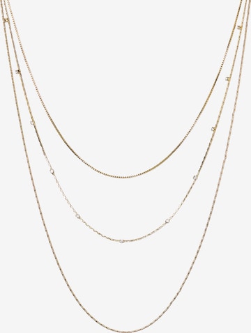 Pull&Bear Necklace in Gold: front