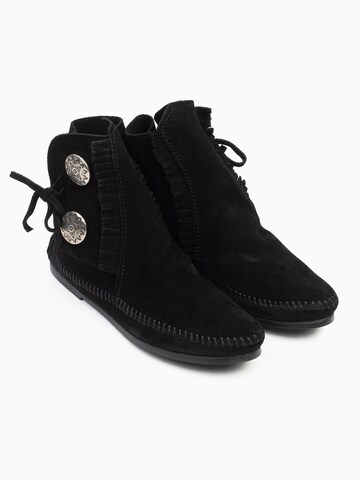Minnetonka Ankle boots 'Two Button' σε μαύρο
