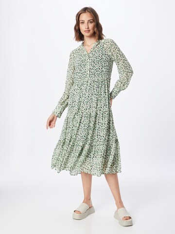 A-VIEW Shirt Dress 'Dodo' in Green: front