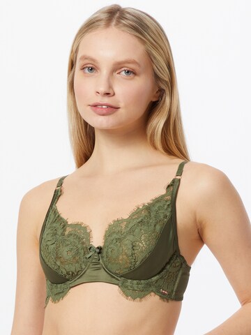 Hunkemöller T-shirt BH 'Hannako' in Groen: voorkant