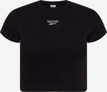 T-shirt Reebok en noir : devant