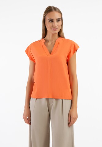 RISA - Blusa em laranja: frente