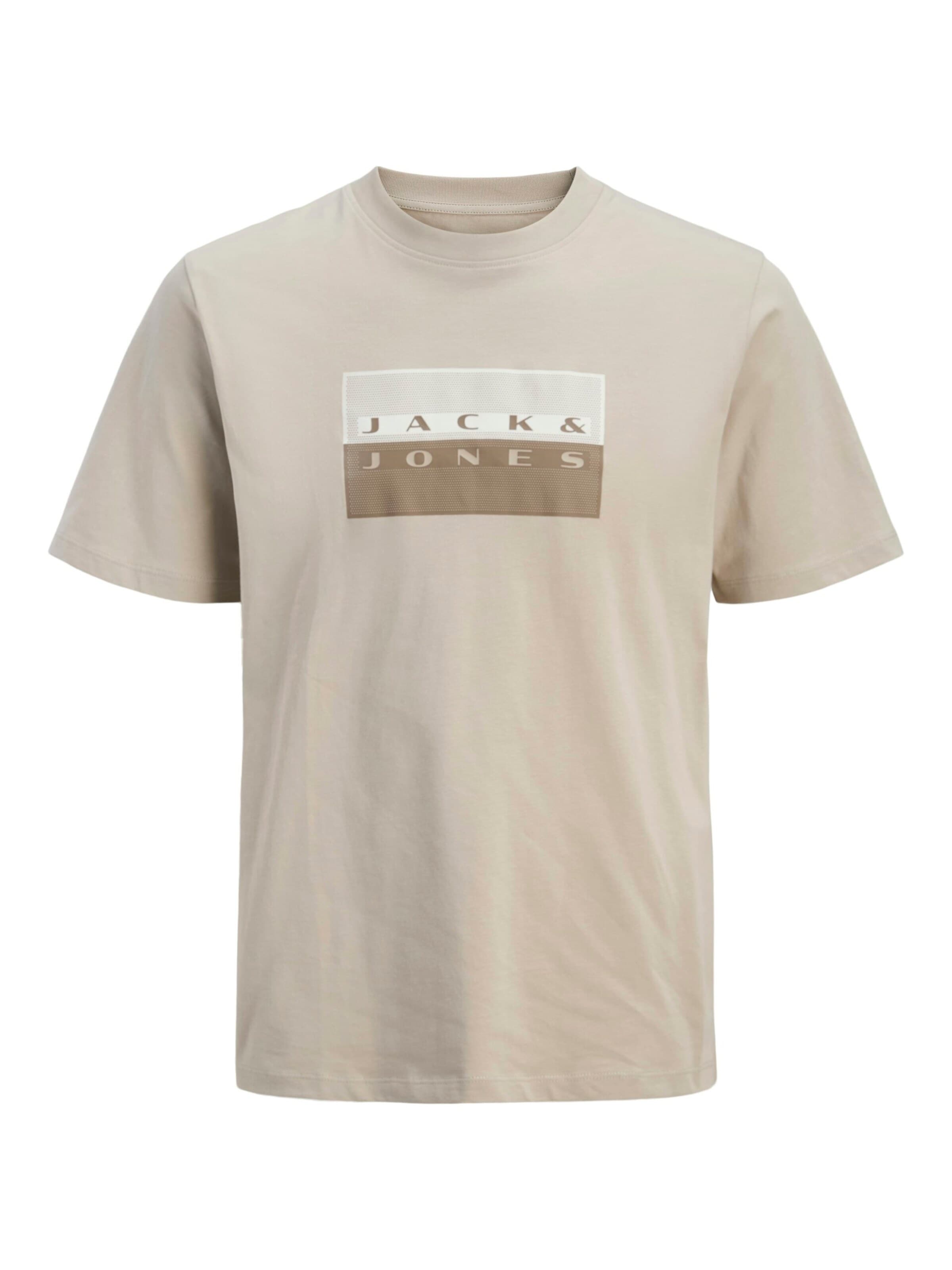 JACK & JONES Shirt in Beige
