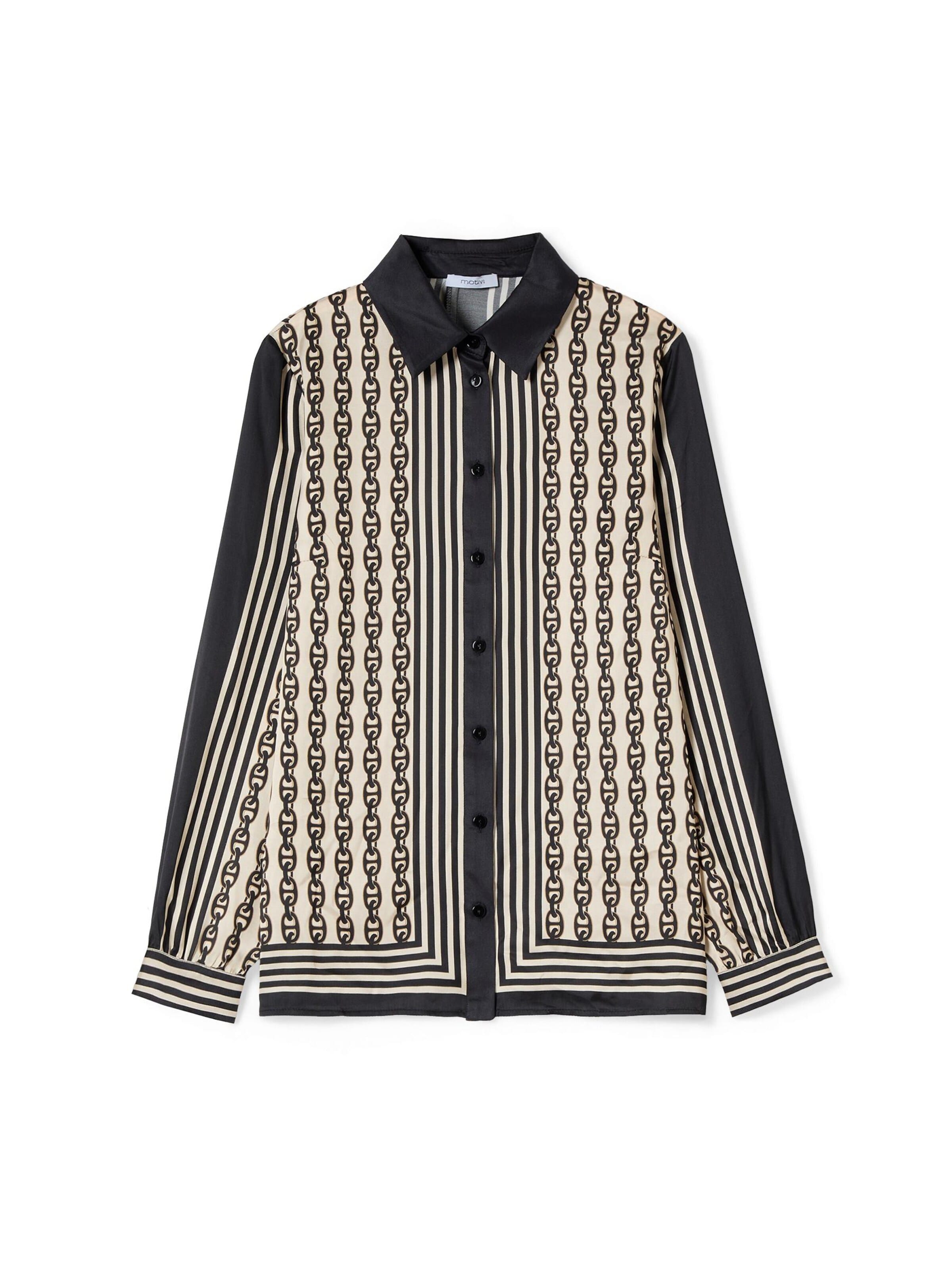 MOTIVI - Blusa en negro: frente