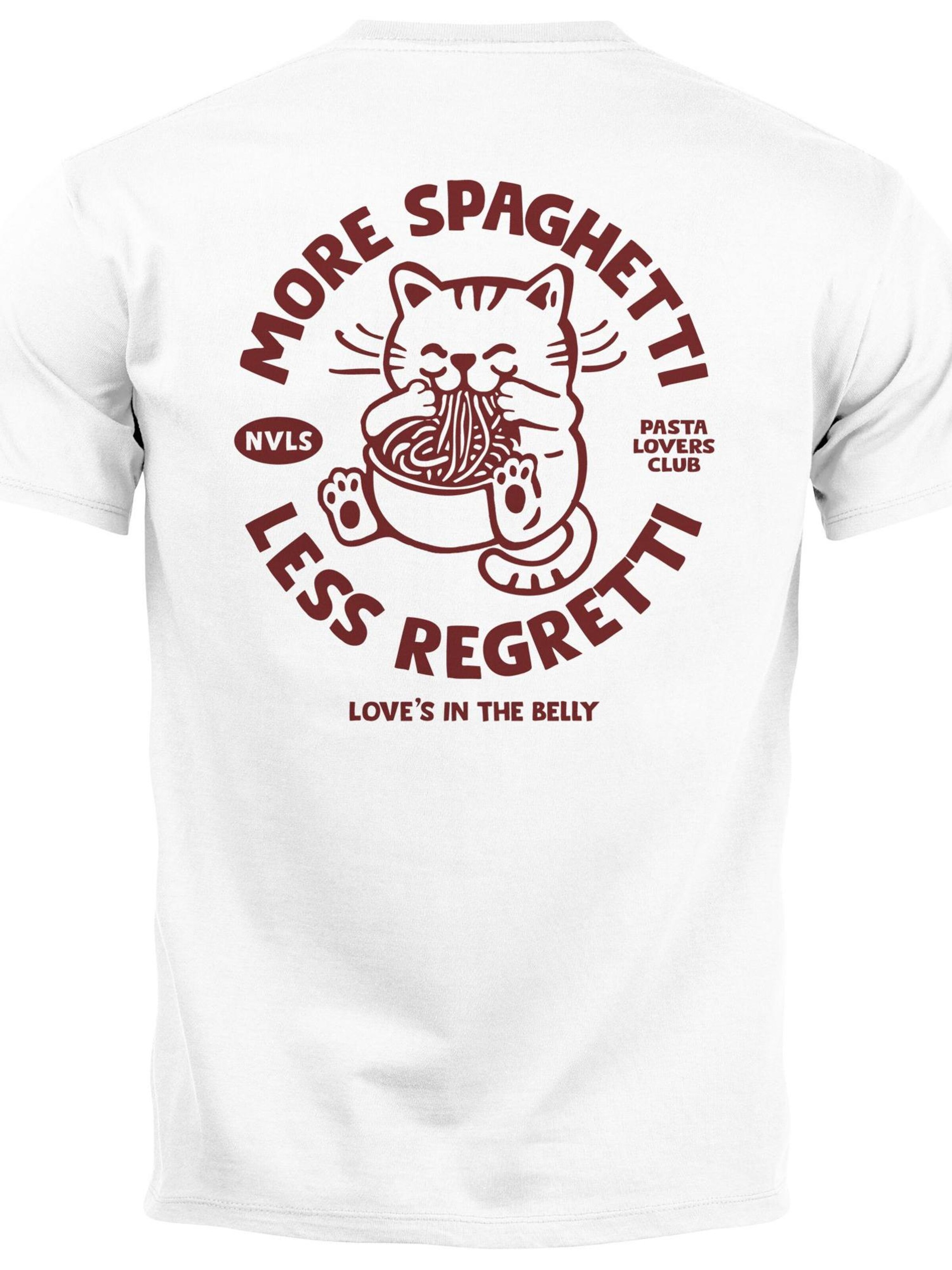 Neverless Shirt 'spaghetti' in White