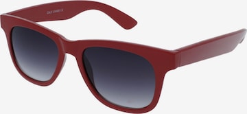 Lunettes de soleil 'Nerd Sonnenbrillen' VEYREY en rouge : devant