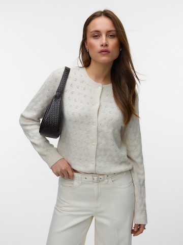 VERO MODA Kardigán 'VMDOFFY' - bézs: elől
