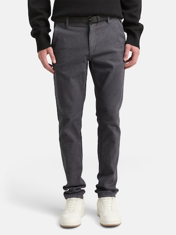 TOM TAILOR DENIM Slimfit Chino nadrág - szürke