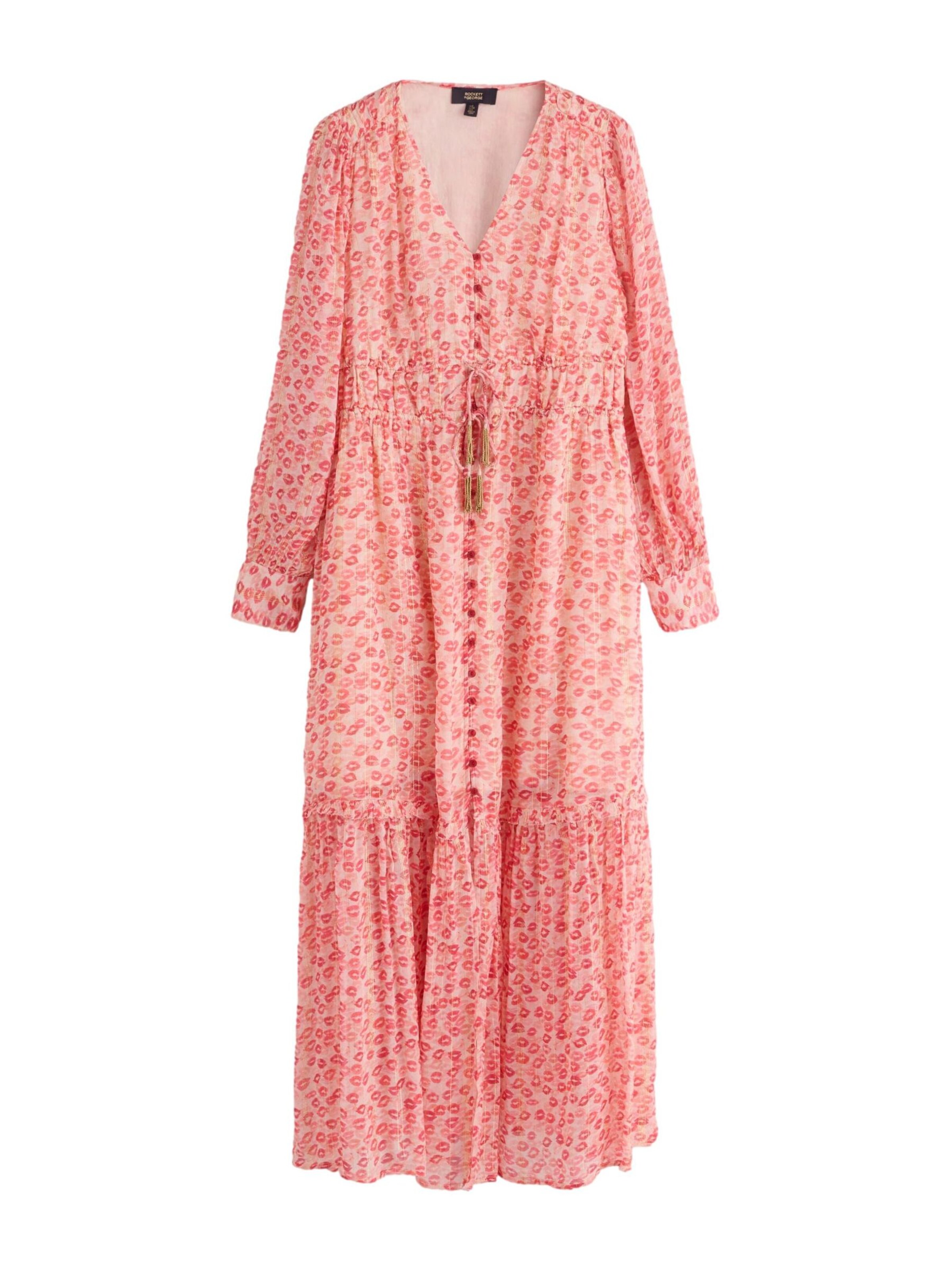 Rockett St George Рокля тип риза в розово: отпред