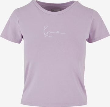 T-shirt Karl Kani en violet : devant