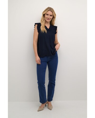 Kaffe - Blusa 'Dahlia' em azul