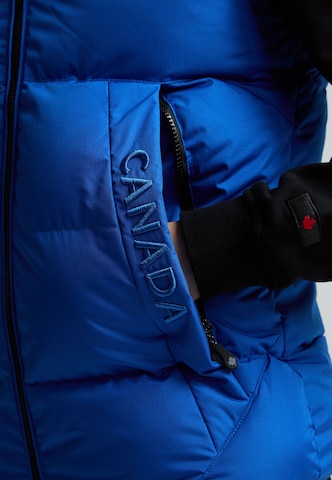 Gilet 'Zimino Puffer' Zavetti Canada en bleu