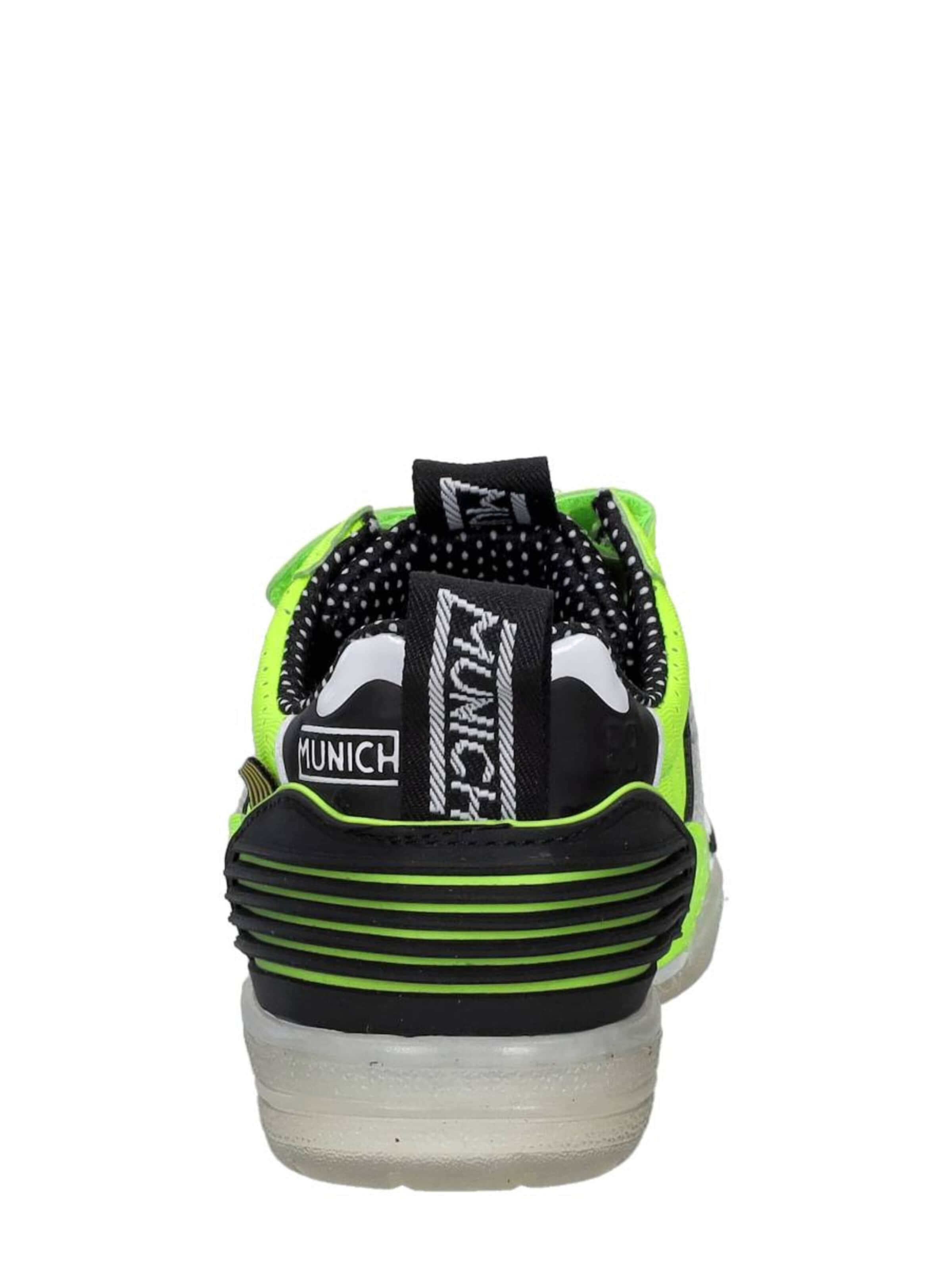 MUNICH Sneakers 'Klittenband Laag' in Groen