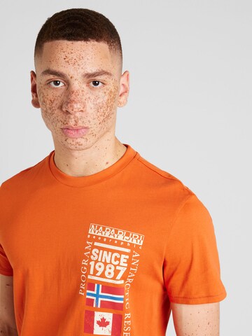 NAPAPIJRI T-shirt 'TURIN 1' i orange