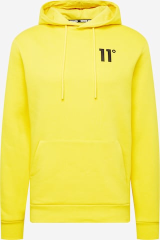 11 Degrees Sweatshirt in Yellow: front