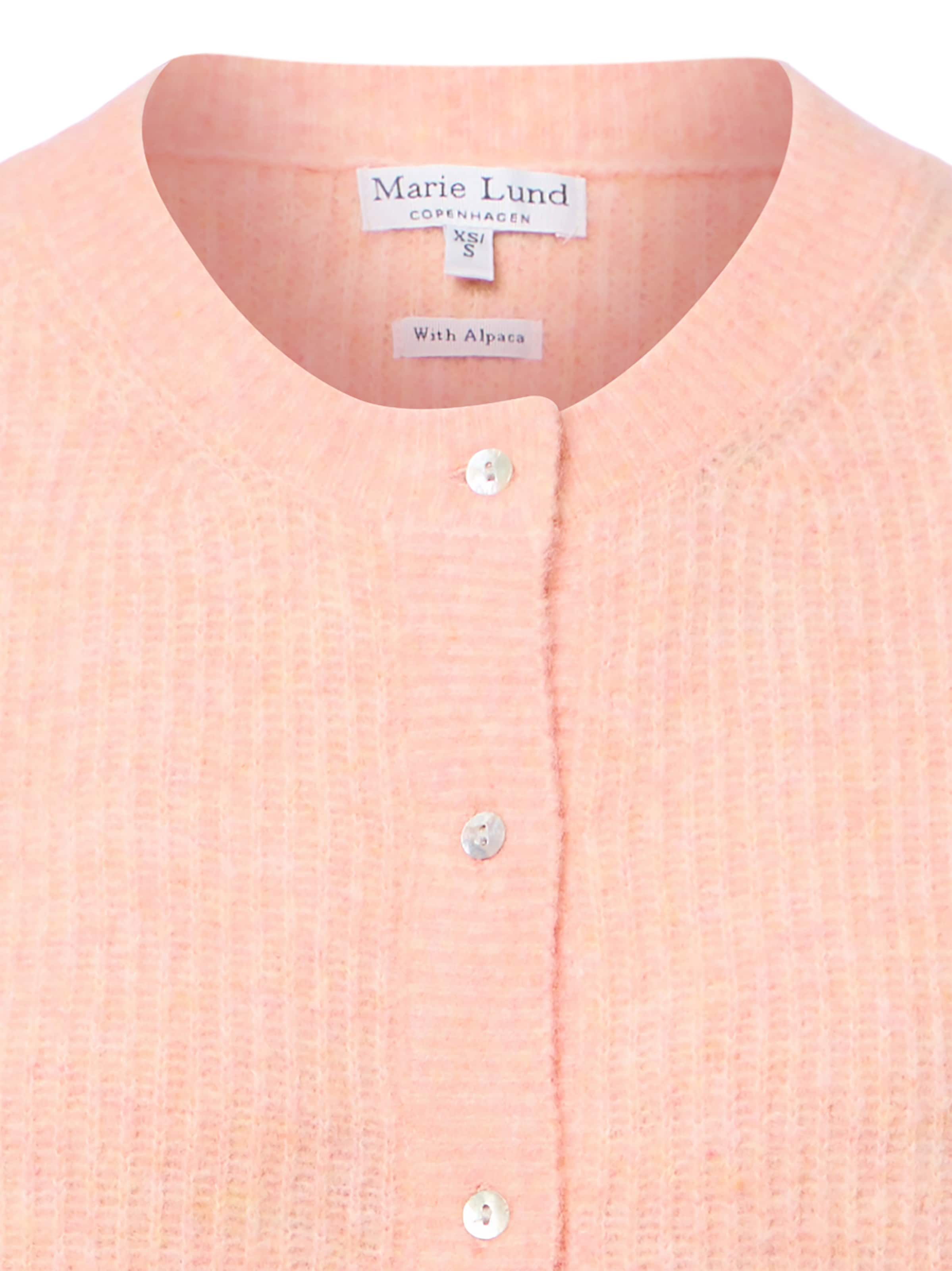 Marie Lund Knit cardigan in Orange