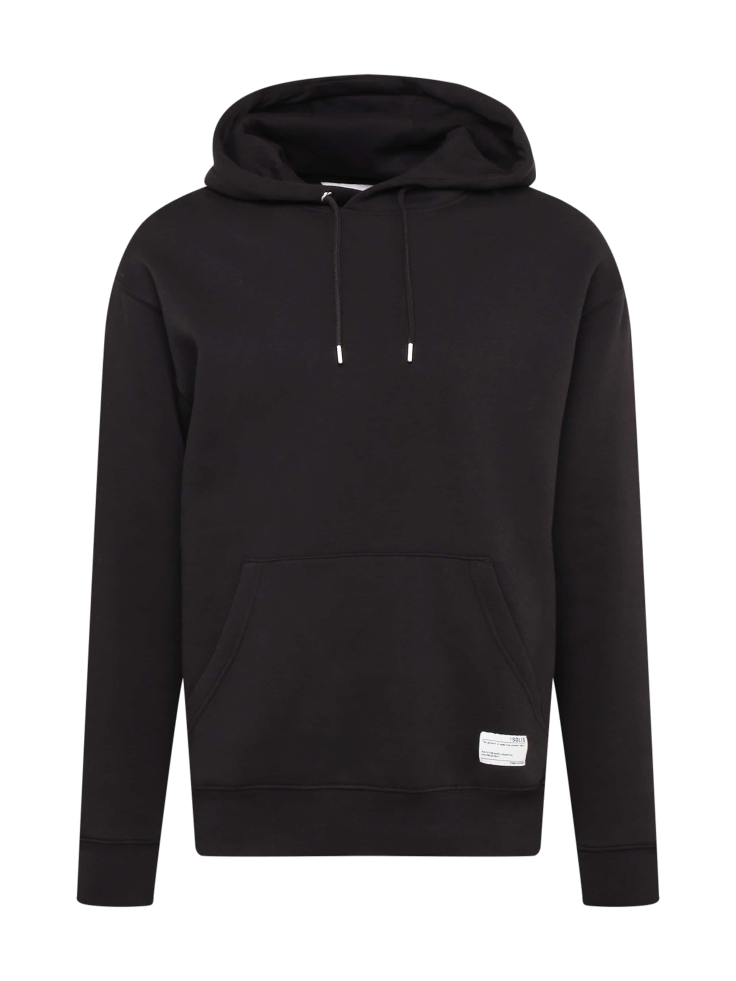 !Solid Pullover 'Lenz' i sort: forside