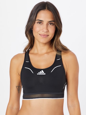 Bustieră Sutien sport 'Believe This' de la ADIDAS PERFORMANCE pe negru: față