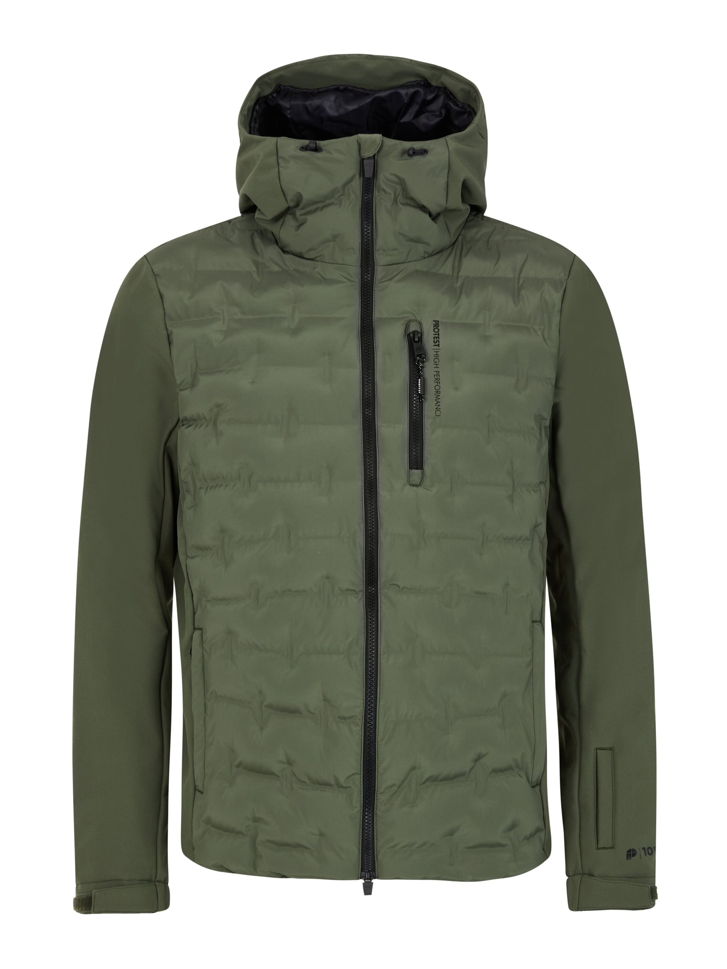 PROTEST Sportjacke 'PRTMALMO'‌ in Grün: Vorderseite