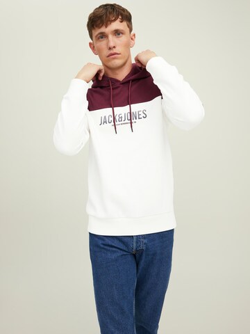 JACK & JONES Sweatshirt 'Dan' in White: front