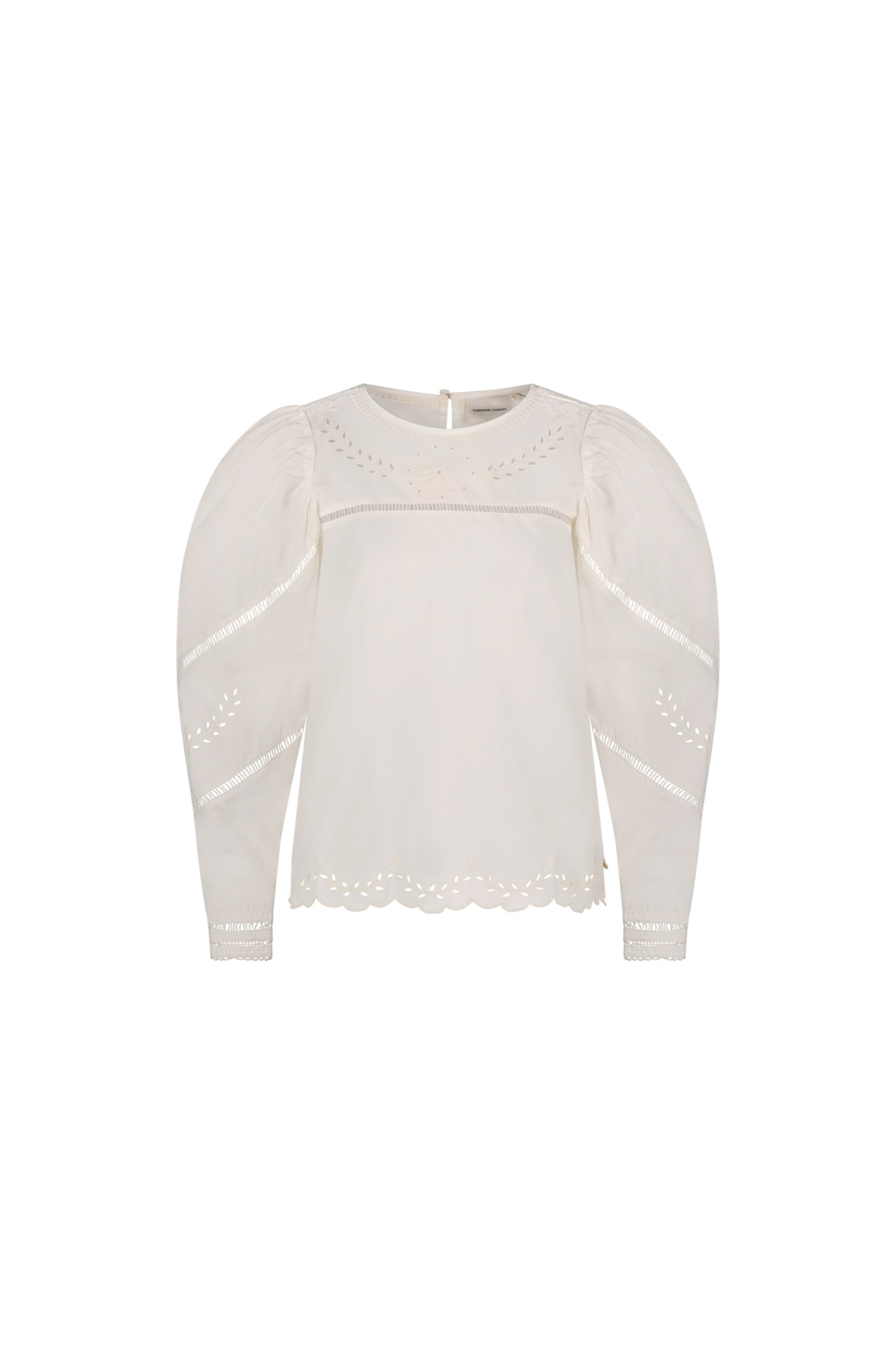 Fabienne Chapot Blouse in Wit: voorkant