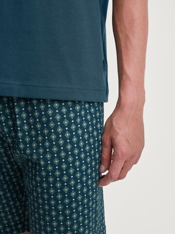 CALIDA Pyjama kurz 'Relax Imprint'‌‌ in Grün