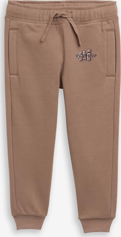 TOM TAILOR Broek in Bruin: voorkant