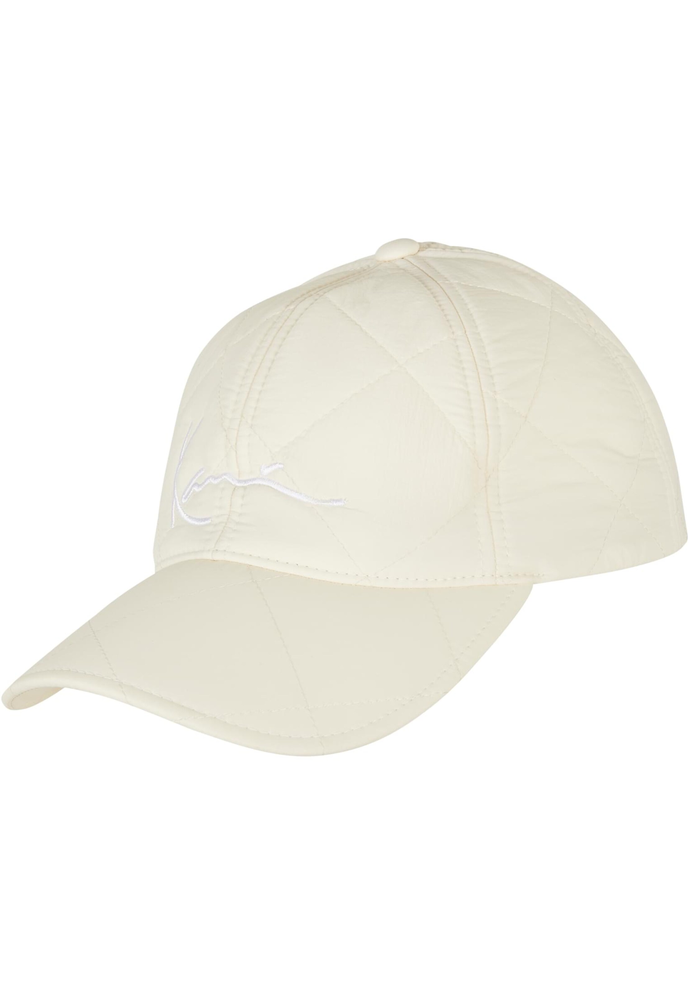 Cappello da baseball di Karl Kani in beige: frontale