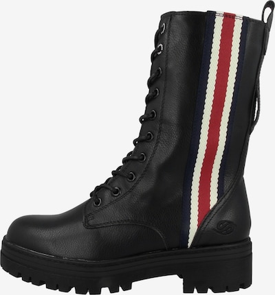 Dockers by Gerli Lace-up boot in Navy / Red / Black / White, Item view