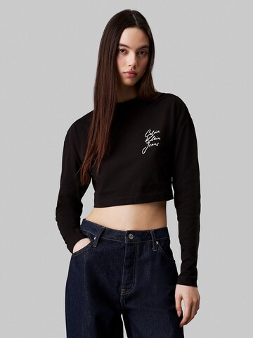 Calvin Klein Jeans Shirt in Black: front