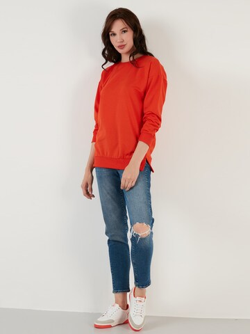 Sweat-shirt LELA en rouge