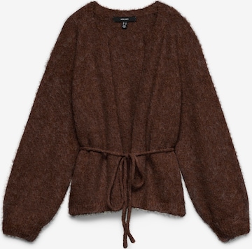 VERO MODA Вязаная кофта 'VMBERRY' в Коричневый: спереди
