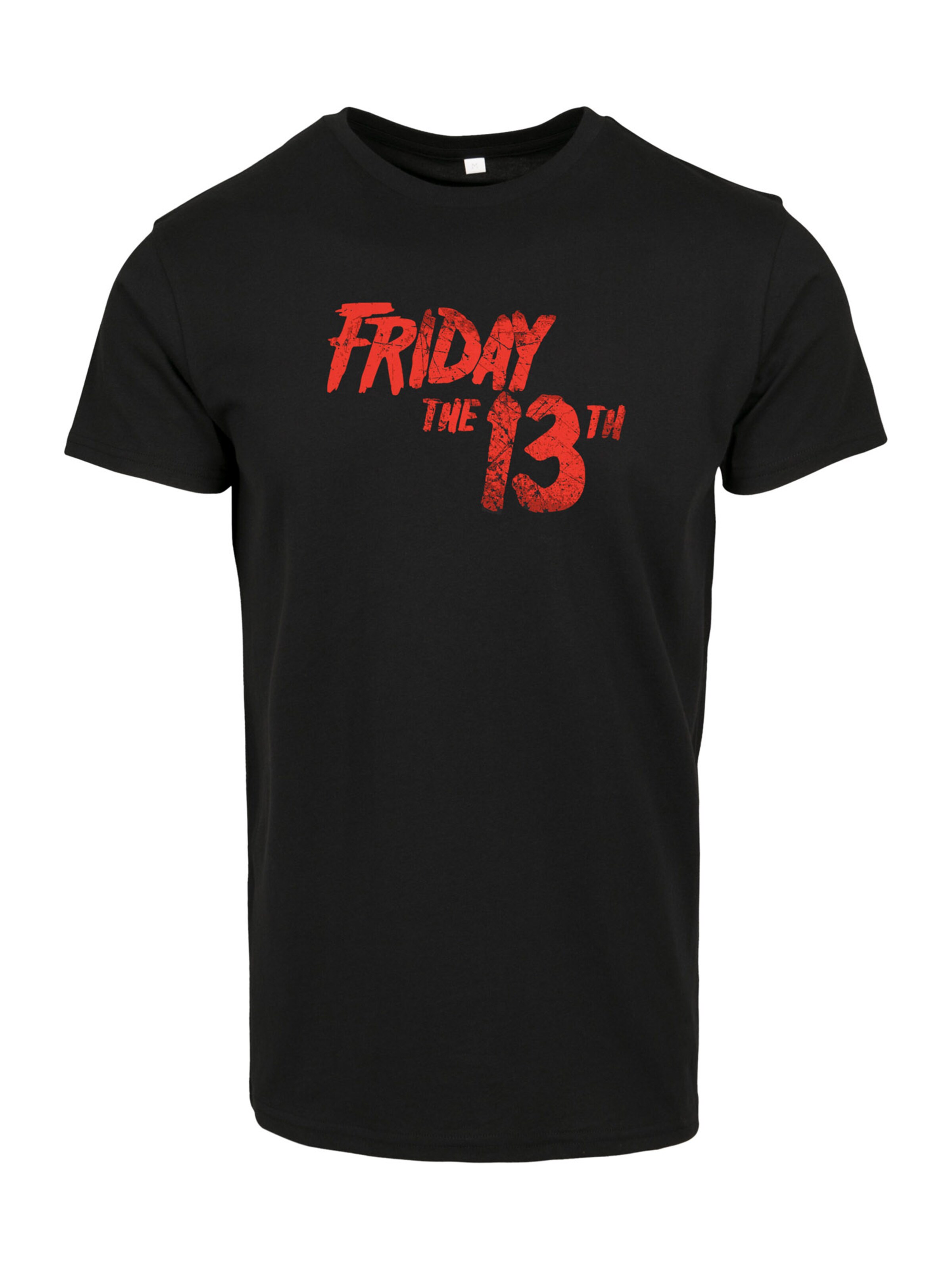 T-Shirt 'Friday The 13th' Mister Tee en noir : devant