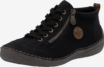 Rieker Sportlicher Schnürschuh '52514' in Schwarz: Vorderseite