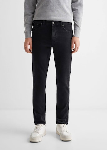 MANGO TEEN Slimfit Jeans 'Sfitn' in Schwarz: predná strana