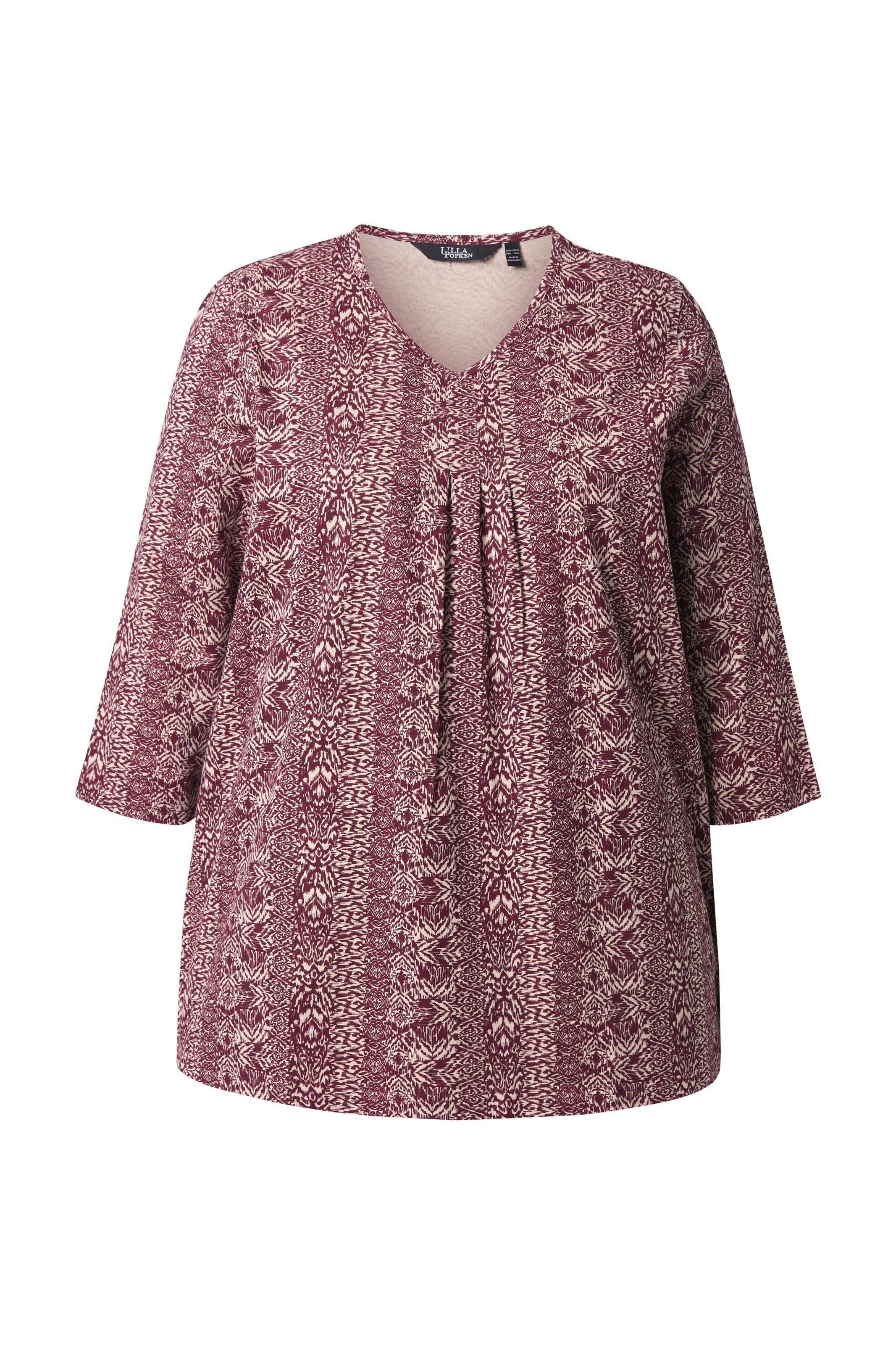 Ulla Popken Shirt in Rood: voorkant