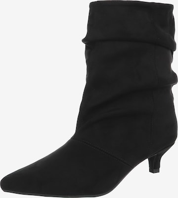 Ital-Design Stiefelette in Schwarz: Vorderseite