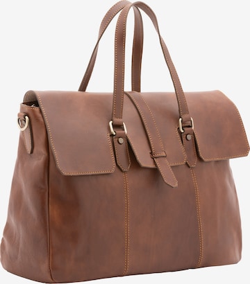 Viola Castellani Reisetasche in Braun: Vorderseite