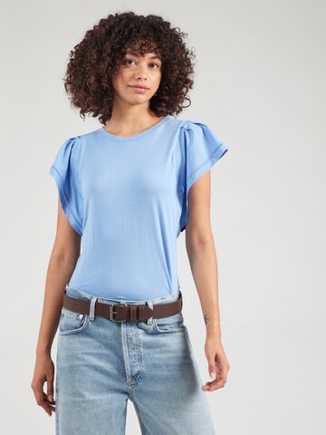 T-shirt 'Uptown' Lauren Ralph Lauren en bleu : devant