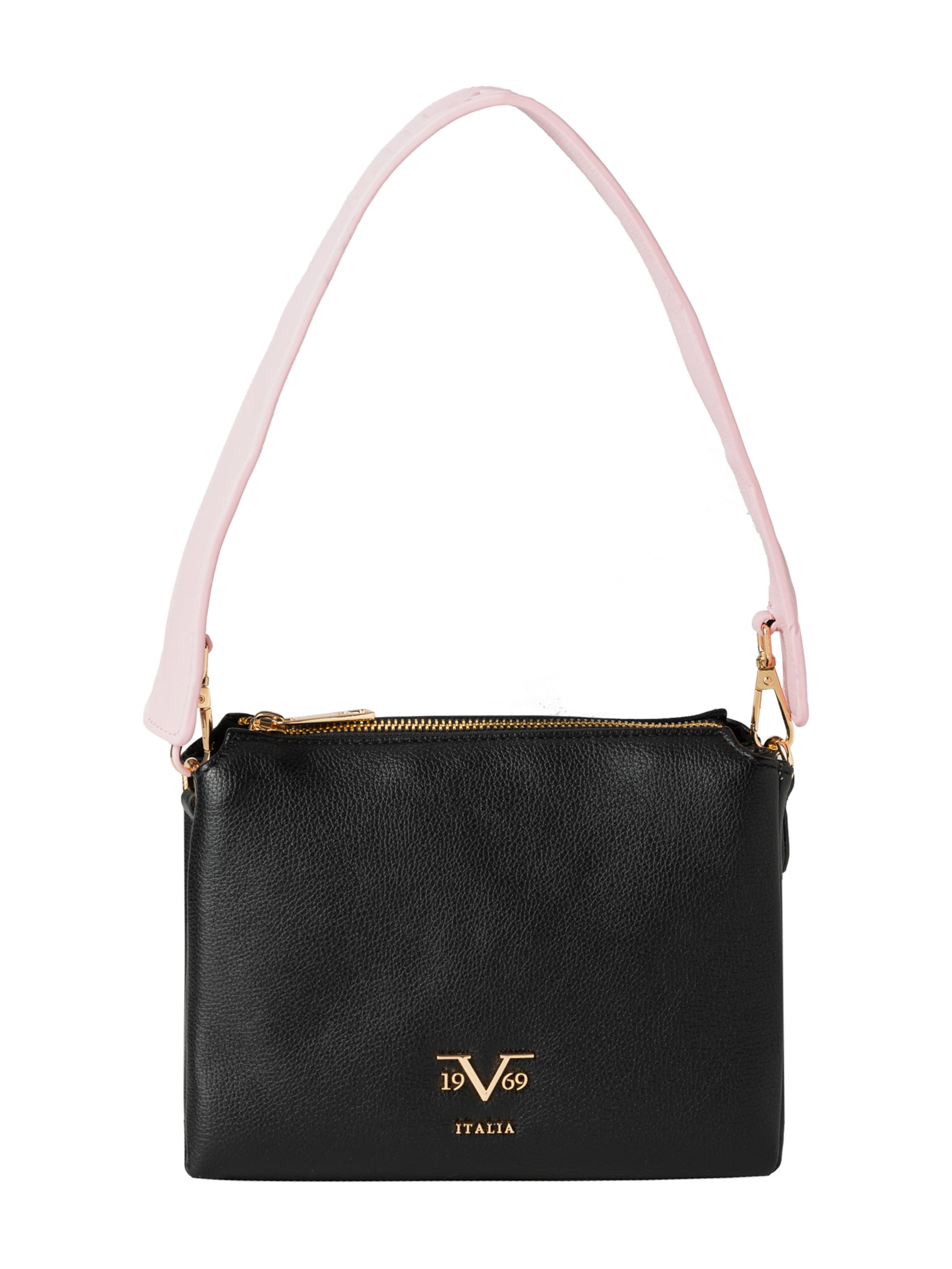 19V69 ITALIA Handväska 'Billie' i svart: framsida
