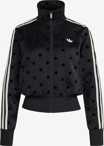Veste de survêtement ADIDAS ORIGINALS en noir : devant