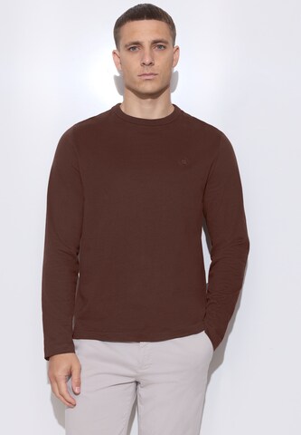 Street One MEN Shirt in Braun: Vorderseite