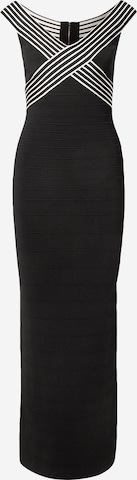 Elisabetta Franchi Sukienka z dzianiny w kolorze czarny: przód