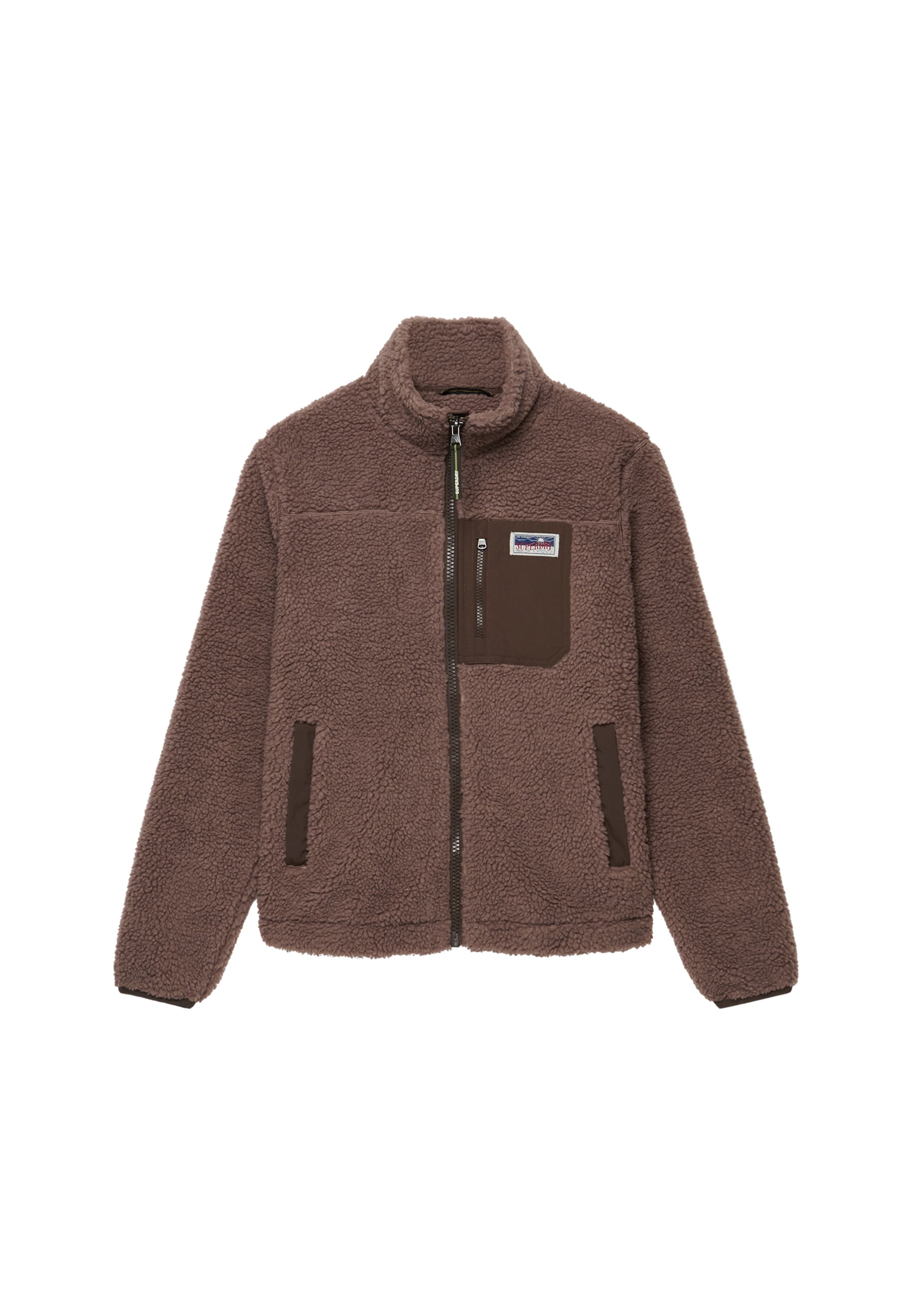 Superdry & Co Between-Season Jacket 'HERITAGE' in Brown: front